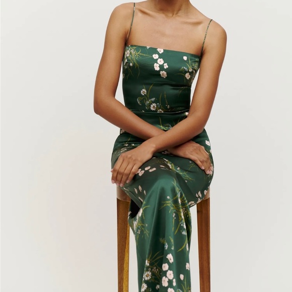 COPY - Reformation Frankie Dress 8 - HotHouse Pink - new Without tags - Picture 2 of 8